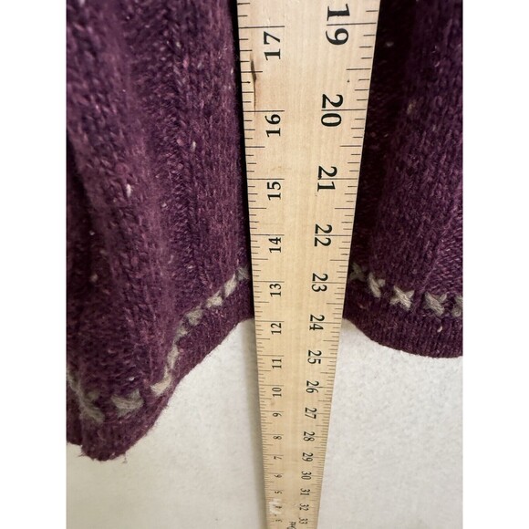 Woolrich Women's Vest  Large Front Zip  Lamb Wool Purple Soft - Picture 3 of 6